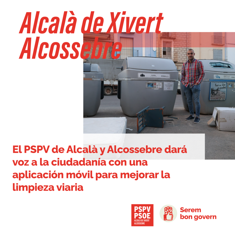 Crearemos una app para que los vecinos puedan notificar los desperfectos y suciedades de la vía pública.