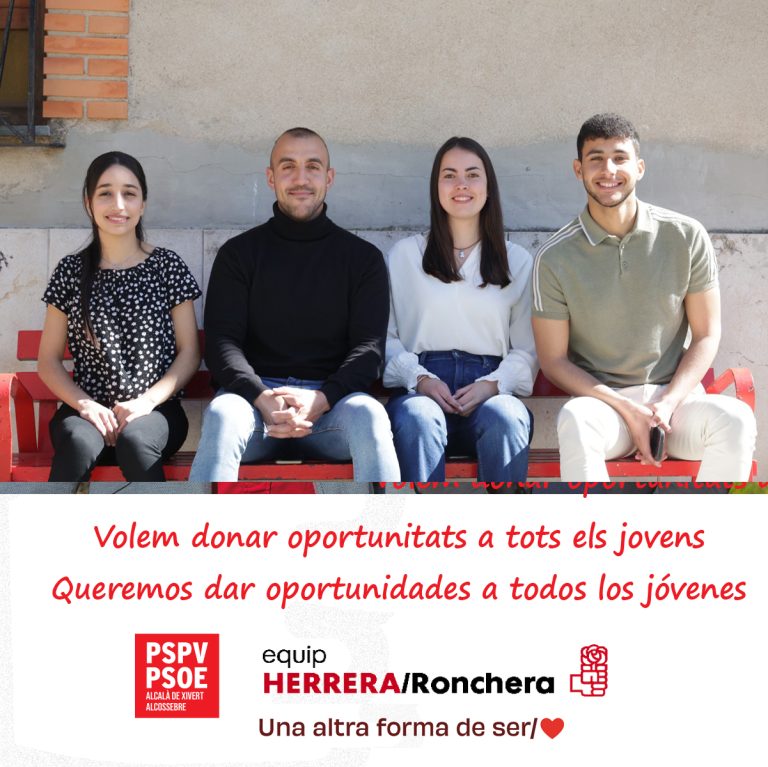 Jóvenes socialistas con propuestas de futuro.