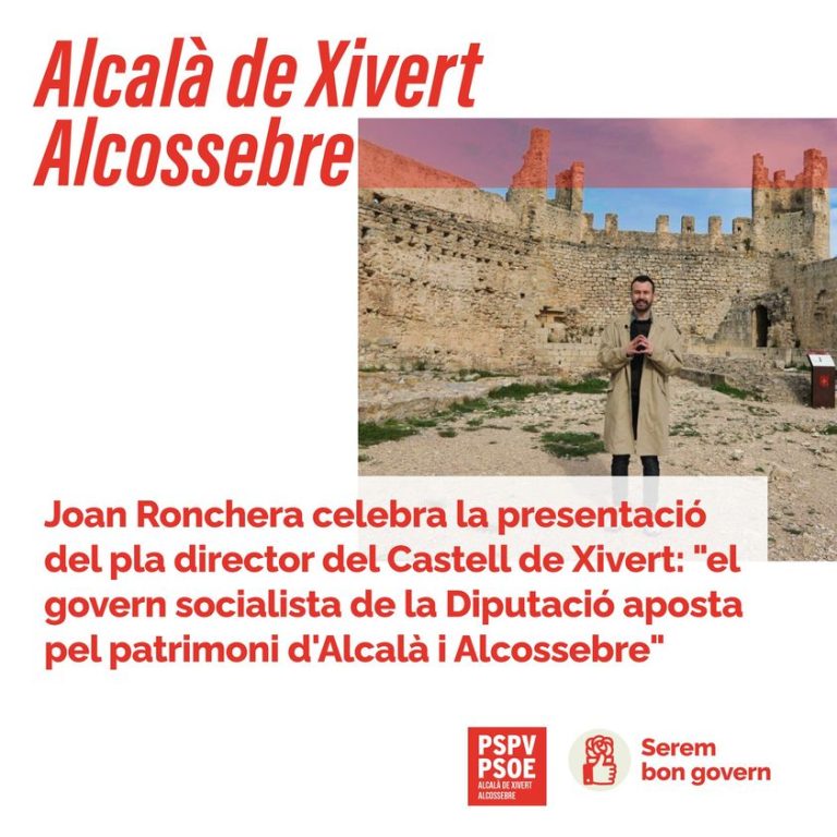 La Diputació presenta el pla director del Castell de Xivert.